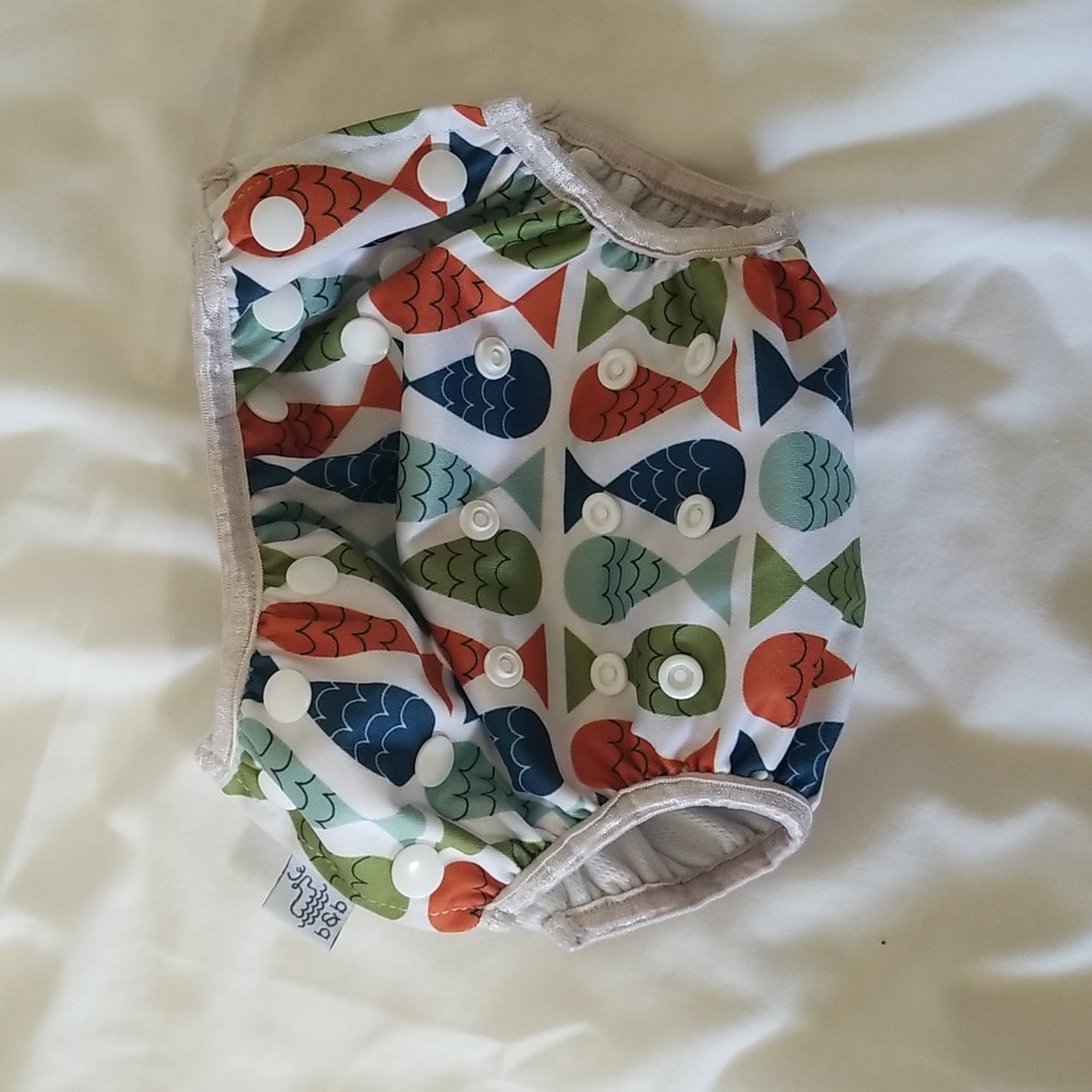 Beau & Belle Littles reusable swim diaper, 0-35 months